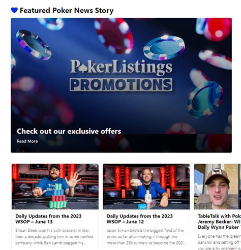 PokerListings .